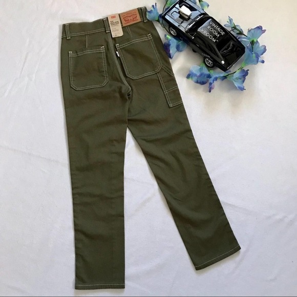 Levi's NWOT 724 High Rise Straight Crop Jeans Women 00 (24) - Picture 4 of 10